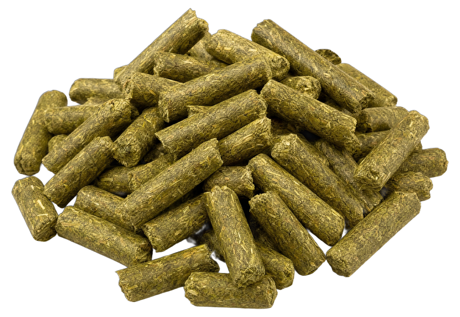 Granule pelletu paszowego z lucerny